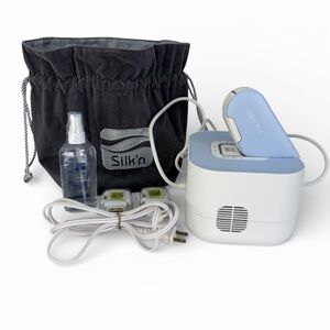 SILK'N SensEpil Home Pro Hair Removal Device w/ 2 Cartridges & Pouch